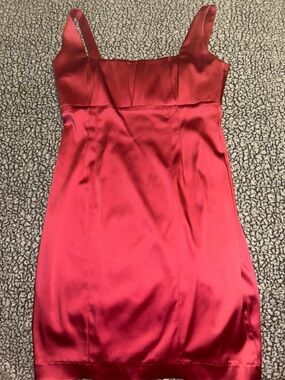 Calvin Klein Fuchsia Satin Dress
